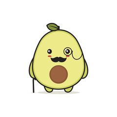 cute avocado characters