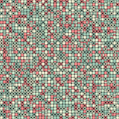 Fototapeta premium Abstract Geometric Pattern generative computational art illustration