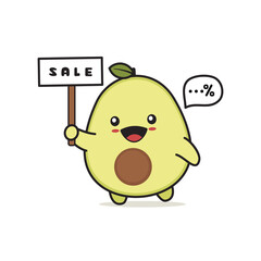 cute avocado characters