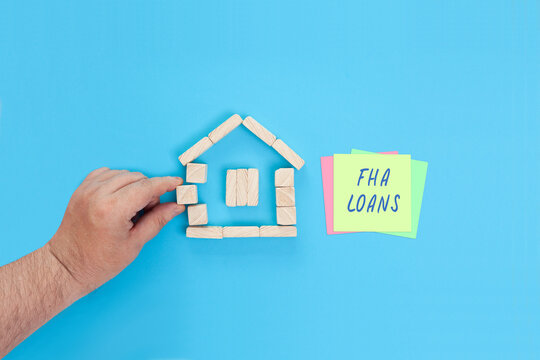 Handwritten words FHA loans