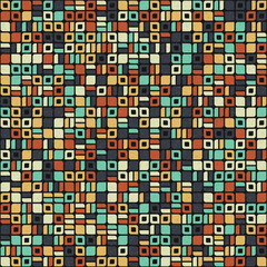 Fototapeta premium Abstract Geometric Pattern generative computational art illustration