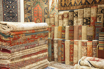 On Display Hand Made Luxury Carpets
