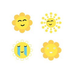 Cute sun Wellcome for summer funny moment png element