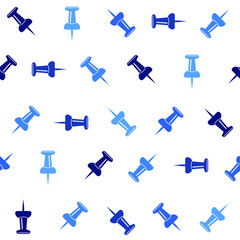 pins pattern seamless, isolated on white background