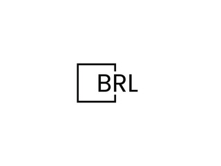 BRL Letter Initial Logo Design Vector Illustration