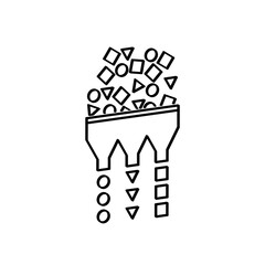 visualized and simplified sort process