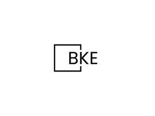 BKE letter initial logo design vector illustration
