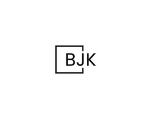 BJK letter initial logo design vector illustration