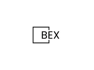 BEX Letter Initial Logo Design Vector Illustration