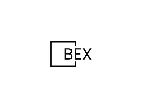 BEX Letter Initial Logo Design Vector Illustration