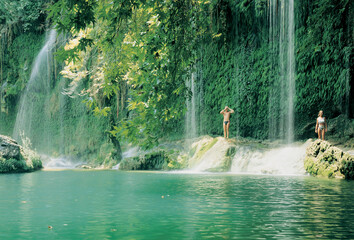 Turkey's rivers and waterfalls. Kursunlu waterfall, Antalya, Turkey
