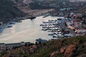 The bay of Balaklava. Sevastopol. Crimea. Russia