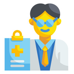 doctor flat icon