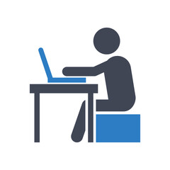 Fototapeta premium Workplace icon