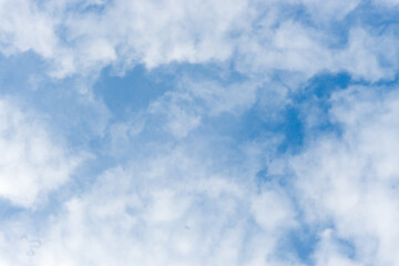 Sky. Blue sky. Cloud On a clear day. Sky Background. Daytime.