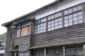 日本の岡山県玉野市八浜の美しい風景