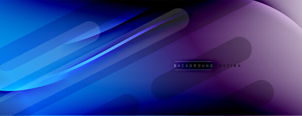 Abstract background. Shadow lines on bright shiny gradient background.