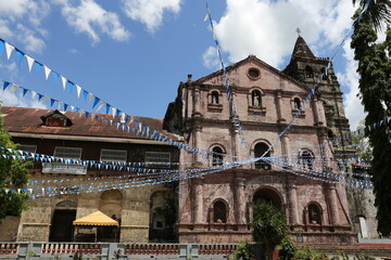 Majayjay Kirche und Liceo St. Gregor der Grosse in der Provinz Laguna, Philippinen