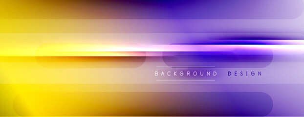 Abstract background - lines composition created with lights and shadows. Technology or business digital template. Trendy simple fluid color gradient abstract background with dynamic