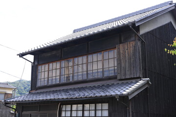 日本の岡山県玉野市八浜の美しい風景