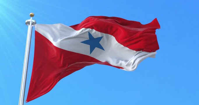 Para state flag, Brazil. Loop