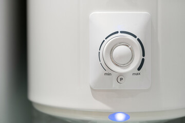 Boiler control knob for water temperature setting