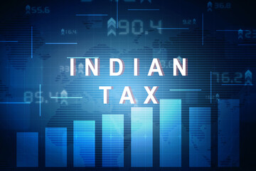 2d rendering Stock market online business concept. business Graph 
