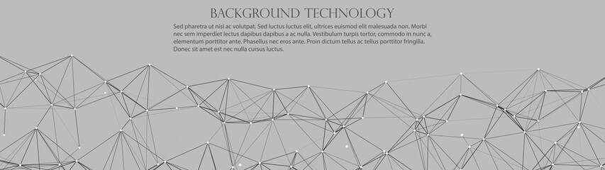 Modern futuristic scientific pattern background. Plexus graphic background. Social network vector. Visualization of digital data. place for text. vector illustration