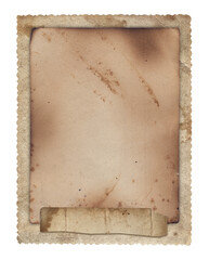 Old photo vintage texture with stains and scratches
