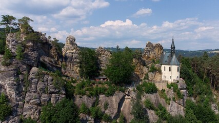 Obraz premium Ruins of Vranov Castle - Malá Skála