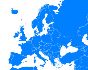 Karte von Europa