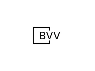 Fototapeta premium BVV letter initial logo design vector illustration