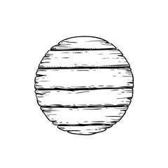 Hand drawn sketch style wooden signboard. Wooden round plank. Best for invitations, game, blogs design. Vector illustration.