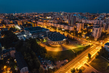 Aerial city view