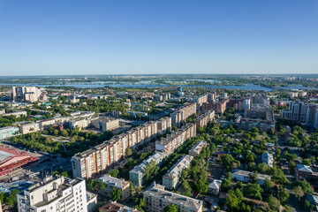 Aerial city view