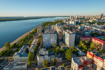 Aerial city view