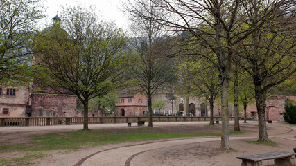 ruins of Heidelberg in Germany