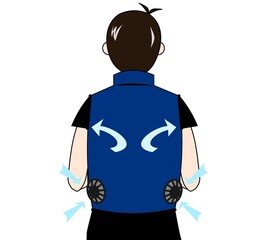 空調服　作業服　イメージ