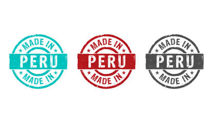 Made in Peru stamp and stamping