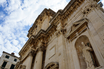 Dubrovnik church of St. Ignatius 