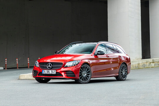Mercedes-Benz C-Class is a line of compact executive cars produced by Daimler AG. This is the C200d Estate model.