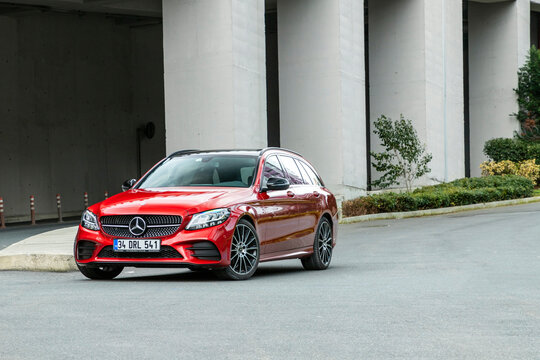 Mercedes-Benz C-Class is a line of compact executive cars produced by Daimler AG. This is the C200d Estate model.