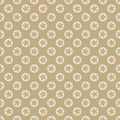 Brown seamless flowery background