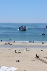 Obraz premium boats on the beach in Quiberon Brittany 