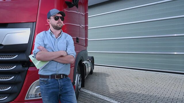 June 6, 2021. Krakow, Lesser Poland. European Trucker Job