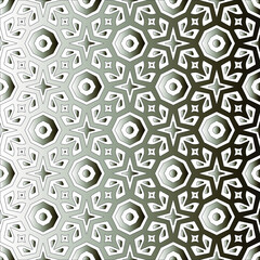 Silver metallic gradient with repeat Pattern . Abstract metallic background