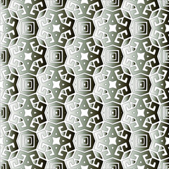 Silver metallic gradient with repeat Pattern . Abstract metallic background