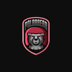 polar bear logo design