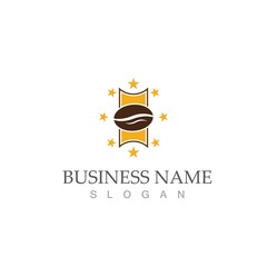 coffee bean icon vector