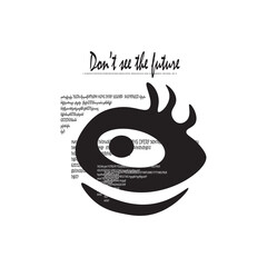 Eye Future. For clothing and apparel and poster uses. Also for kids fashion.